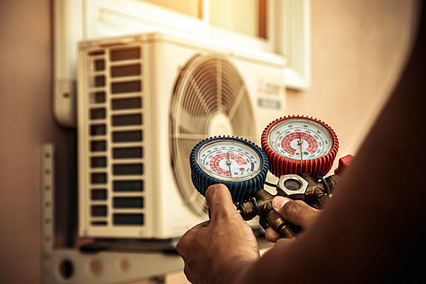 Professional Hvac technician working in Haw River, NC